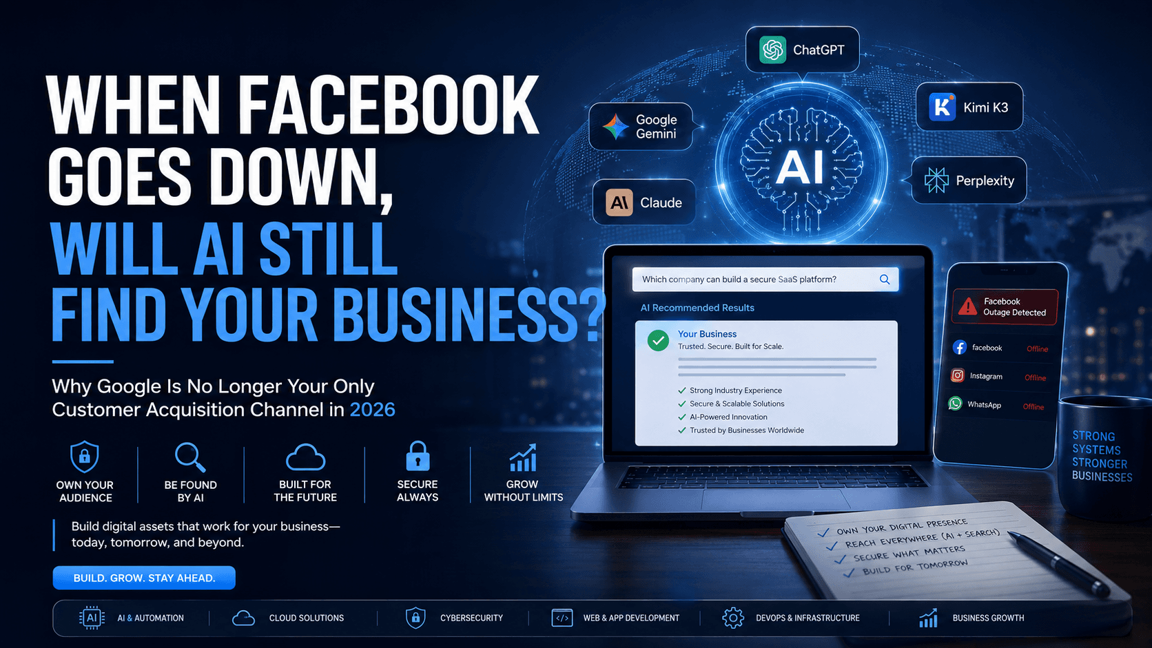 Cover image for: When Facebook Goes Down, Will AI Still Find Your Business?